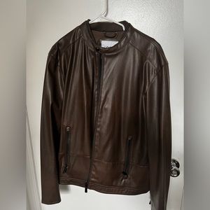 Zara faux leather jacket
